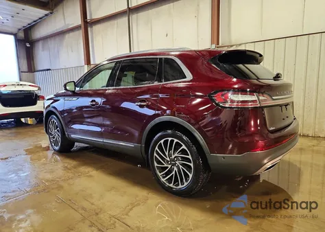 2019 Lincoln Nautilus Reserve из США, поврежденный, VIN 2LMPJ8LP4KBL34987